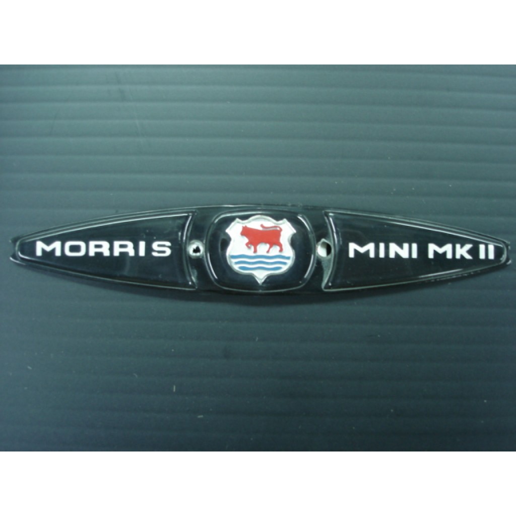 Legenda da tampa da mala Morris Mini 1000 mkII